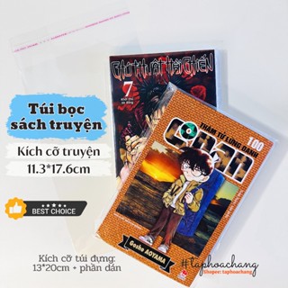 20 Túi bọc truyện tranh manga có dán chống bụi - Túi đựng truyện tranh