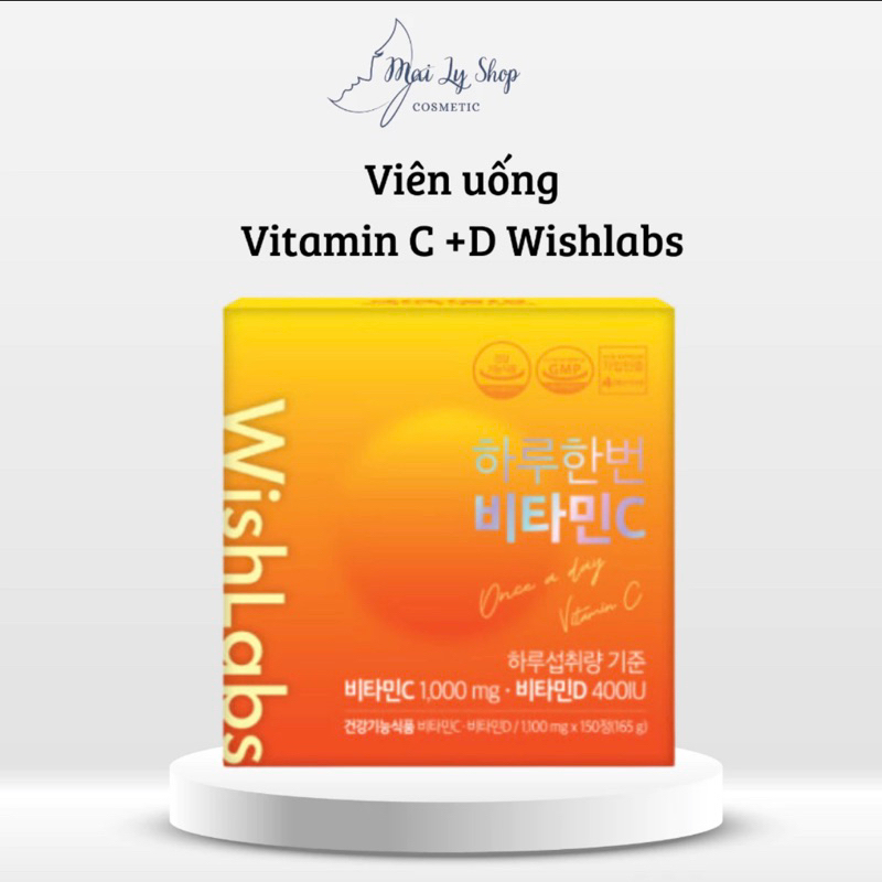 Viên Uống Vitamin C 1000mg Wishlabs