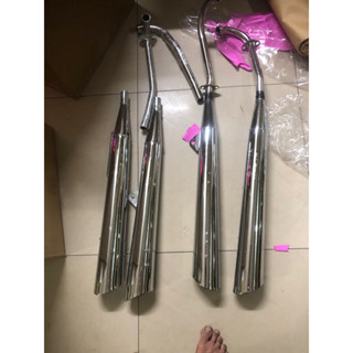 pô wave 2543 cổ inox móc hơi cxn 54 dùng cho xe wave 50cc 100 cc 110 cc