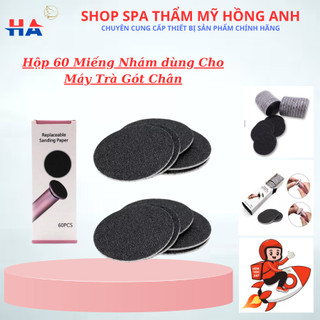 Hộp 60 miếng nhám - dùng cho máy trà gót chân - miếng trà gót chân