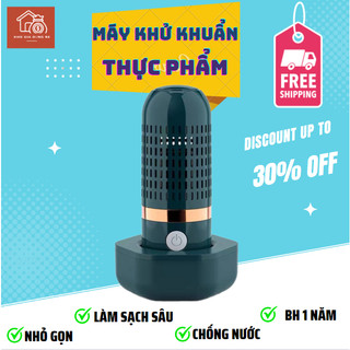 Máy khử khuẩn thực phẩm, rau củ quá thế hệ mới 2023.Công nghệ lọc nước ion diệt vi khuẩn đến 99,9%. Hàng chính hãng