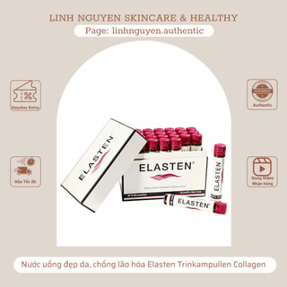 Nước uống đẹp da, chống lão hóa Elasten Trinkampullen Collagen 28 ống x25ml