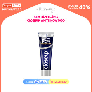 Marathon Live - Kem đánh răng Closeup White Now 100g