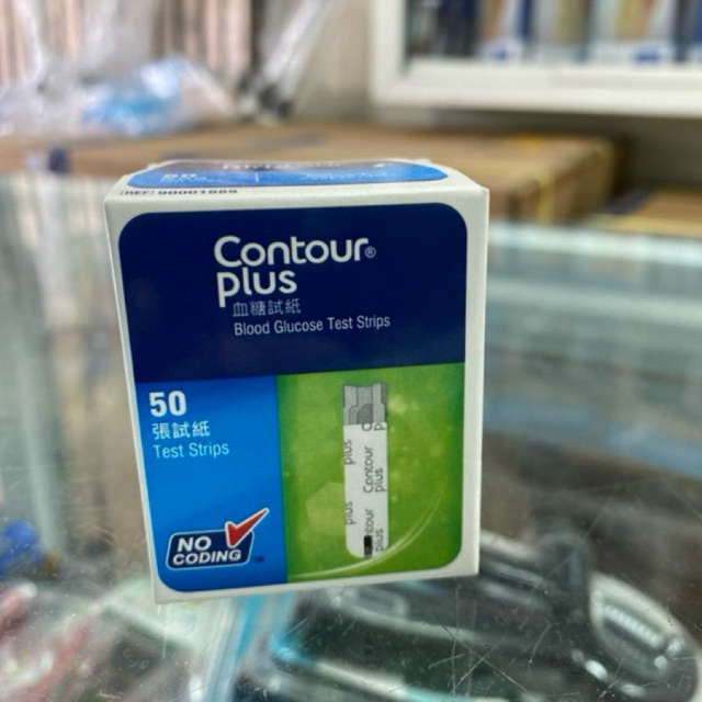 Que thử đường huyết Bayer contour plus(50 que) (date mới nhất)