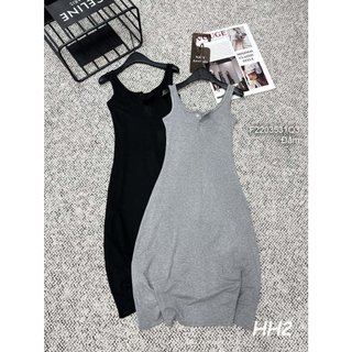 Đầm thun zip dài ôm dáng ngực gài khuy nút sát nách cực xinh