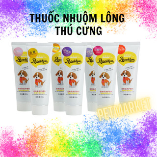 Thuốc nhuộm lông chó mèo BROOKLYN, an toàn cho da thú cưng
