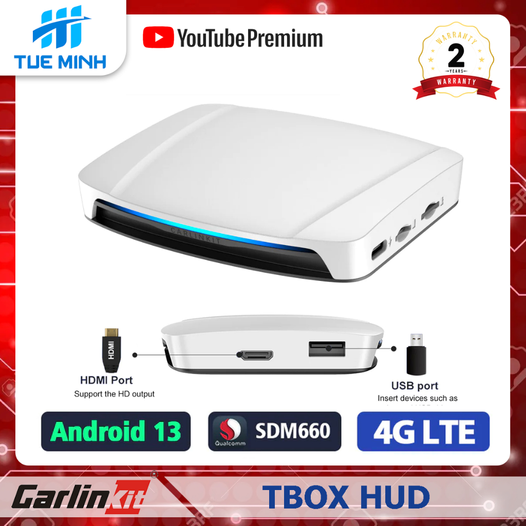 Android Box ô tô Carlinkit Tbox HUD
