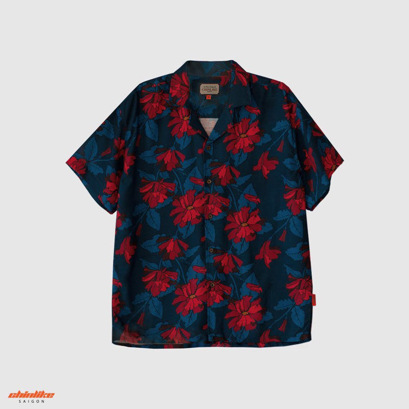 CHINLIKE - DYING ROSE SHIRT - Áo somi in hoạ tiết