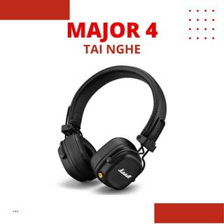Combo dây cáp 3.5 + tai nghe chụp tai MAJ0R 4 kết nối bluetooth âm bass mạnh bọc da sang trọng có đèn led