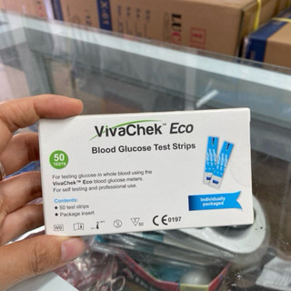 Que thử đường huyết vivachek eco 50 que+ 50 kim