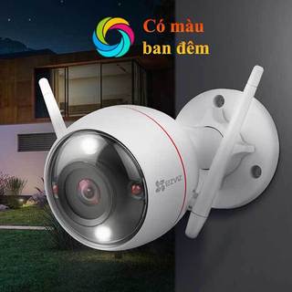 (Chính hãng) Camera EZVIZ không dây CS-H3C 2.0Mp - 3Mp Full color và CS-H3C 2.0Mp hồng ngoại, chống nước IP 67, lắp đặt