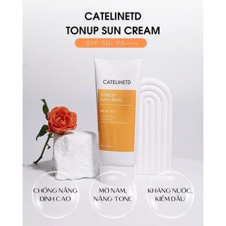  1 Tuýp Kem Chống Nắng Nâng Tông Kháng Nước Kiềm Dầu Catelinetd 60 ml Hàn Quốc SP001588 