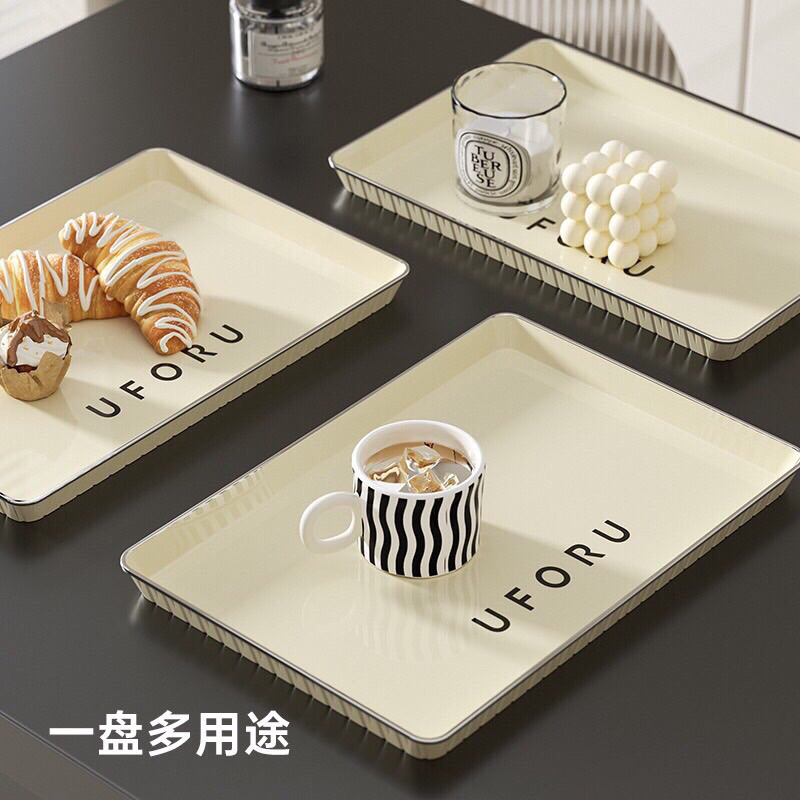Khay đựng ấm trà, đựng ly nước, ấm chén úp cốc để bàn, khay nhựa để đồ đa năng để đồ ăn, đồ uống san