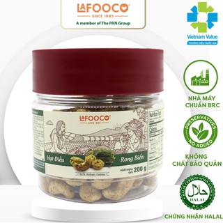 Hạt điều rong biển 200g/ hủ LAFOOCO Seaweed Coated Cashews