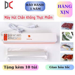 [BH 1 ĐỔI 1] Máy hút chân không bảo quản thực phẩm mini cao cấp, an toàn, tiện lợi, tự hàn miệng tặng kèm túi hút
