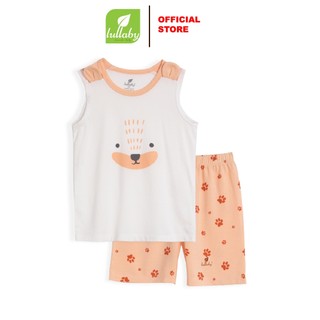 LULLABY - NH825R - Bộ sát nách bamboo bé trai/bé gái