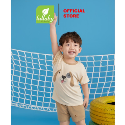 LULLABY - NH823R - Bộ cộc tay bé trai