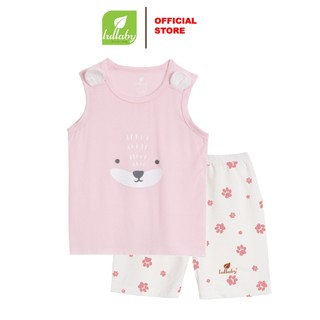 LULLABY - NH825R - Bộ sát nách bamboo bé trai/bé gái