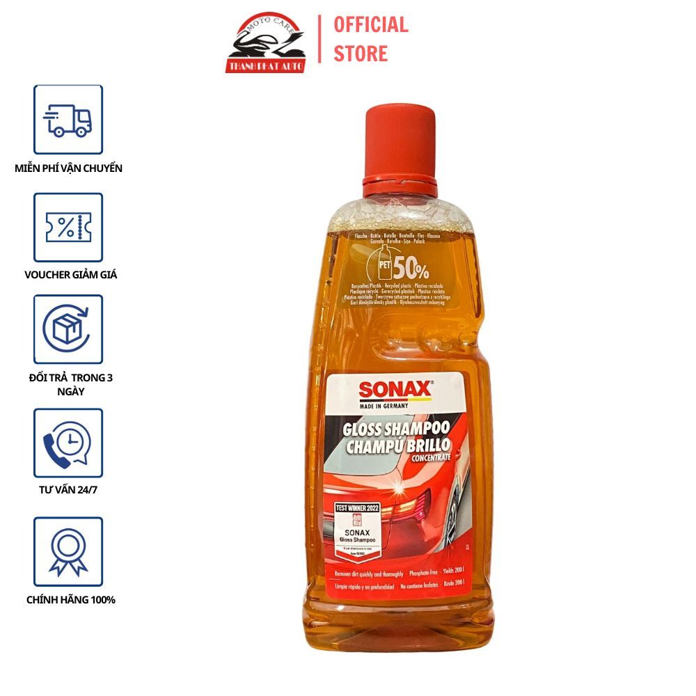 Nước Rửa Xe Sonax Gloss Shampoo 1lit