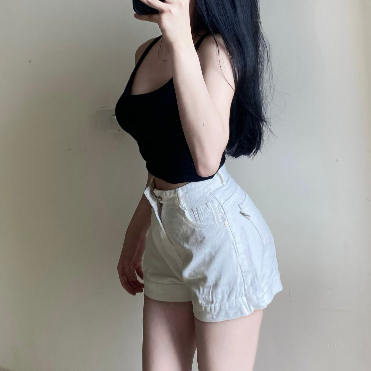 [SODM88]QUẦN SHORT JEAN ĐÙI NỮ LƯNG CAO LAI CUỐN TRƠN MÀU TRẮNG ĐEN XANH NHẠT CỰC MÁT MẺ SIÊU ĐỈNH PHÁ CÁCH | BigBuy360 - bigbuy360.vn