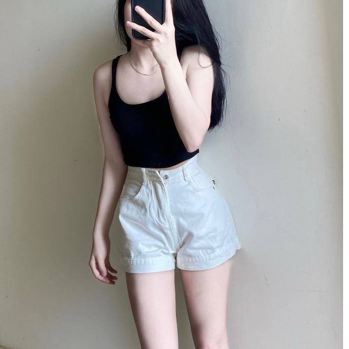 [SODM88]QUẦN SHORT JEAN ĐÙI NỮ LƯNG CAO LAI CUỐN TRƠN MÀU TRẮNG ĐEN XANH NHẠT CỰC MÁT MẺ SIÊU ĐỈNH PHÁ CÁCH | BigBuy360 - bigbuy360.vn