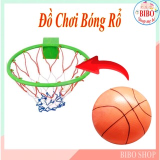 Bộ Đồ Chơi Ném Bóng Rổ Treo Tường Túi Lưới Bằng Nhựa Loại Lớn