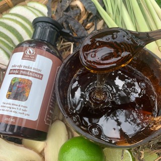 Dầu gội thảo dược bồ kết cô đặc, sả chanh, hoa nhài hết rụng, giảm gàu ngứa bết tóc, mọc tóc con 350ml