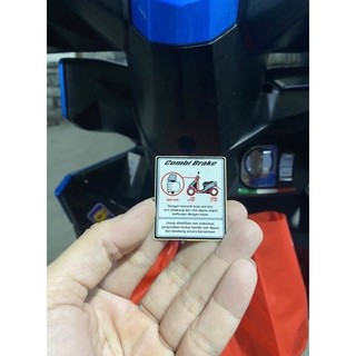 Tem combi brake dán bợ cổ vario/click 2015-2017