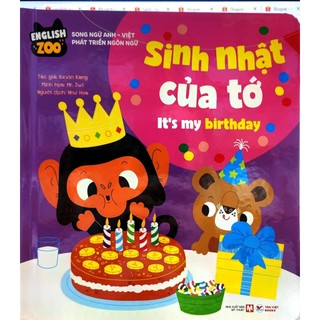 Sách - song ngữ anh - việt - sinh nhật của tớ - english zoo