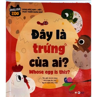 Sách - song ngữ anh - việt - đây là trứng của ai - english zoo tv