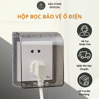Hộp Chống Nước Che Mưa Cho Công Tắc Ổ Cắm bảo vệ an toàn, Boc Ổ Điện Chống Nước An Toàn Trong Nhà Tắm, Ngoài Trời