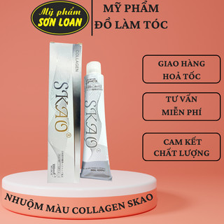 Nhuộm tóc Skao Collagen 100ml cho salon, cá nhân, Nhuộm Skao
