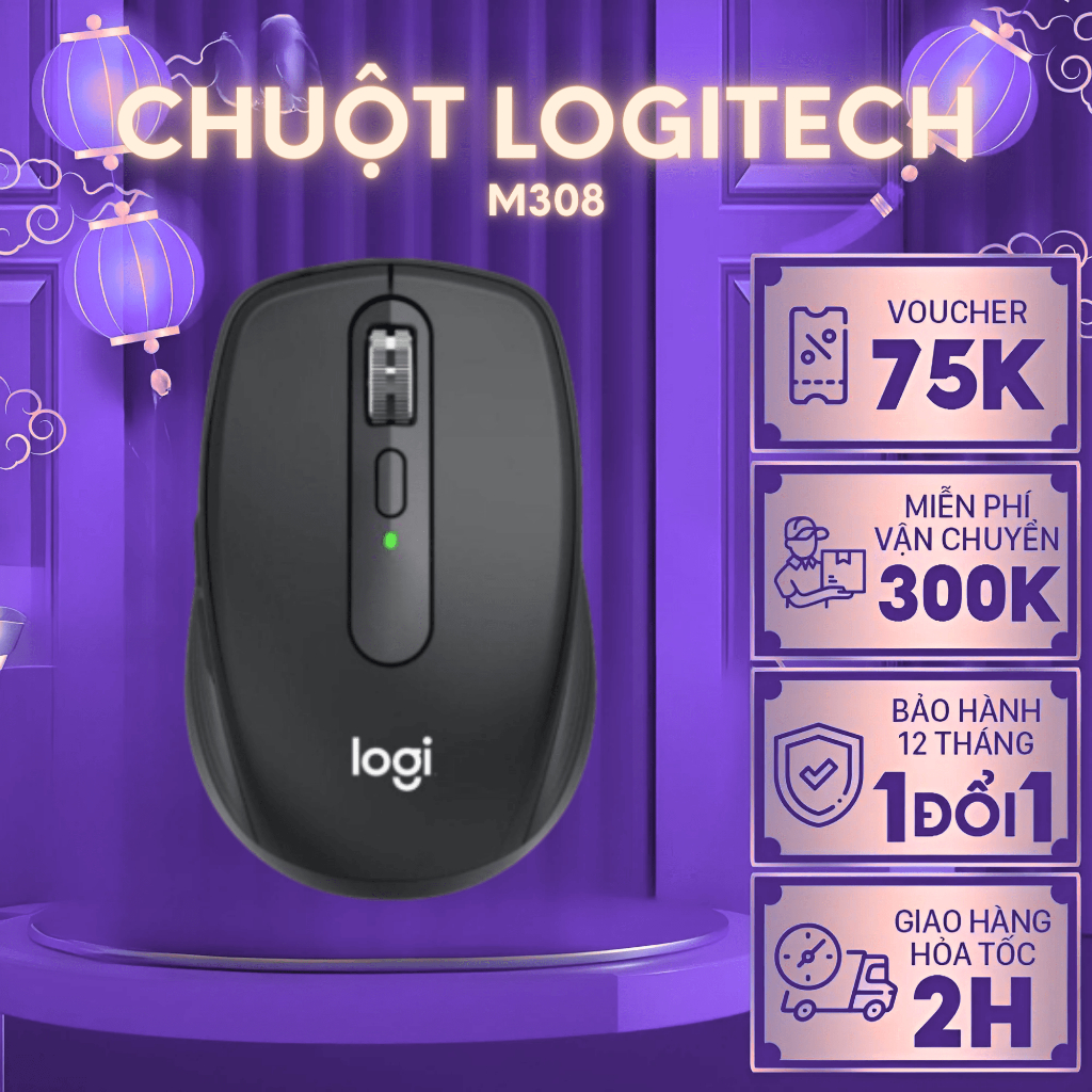 Chuột không dây Logitech G308 bạn dạng mới dành riêng cho máy tính, smartTV độ lướt siêu mượt game Play hoặc làm việc