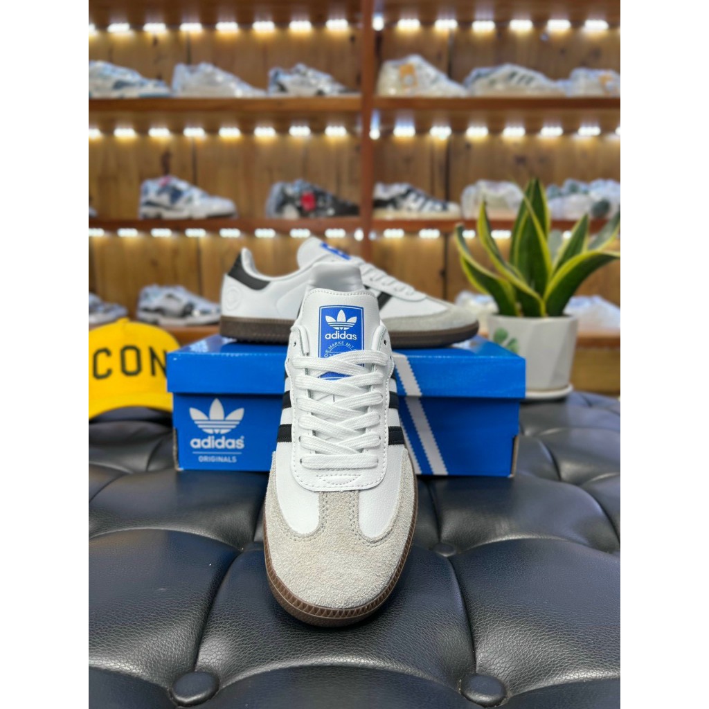Giày Samba Classic White nam nữ, giày Samba bản cao cấp Trung full size