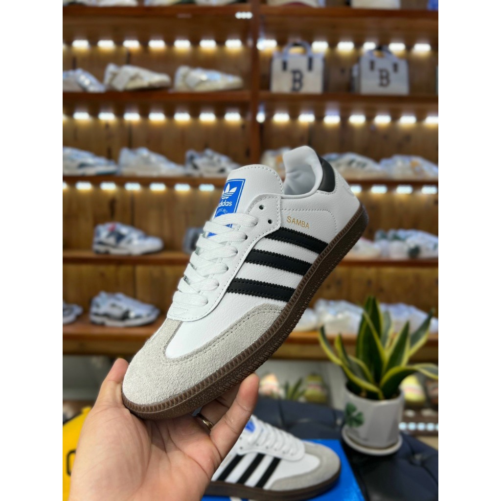 Giày Samba Classic White nam nữ, giày Samba bản cao cấp Trung full size