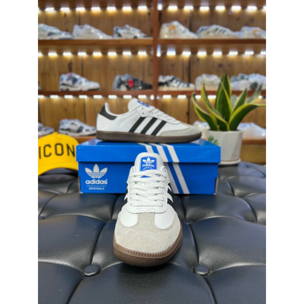 Giày Samba Classic White nam nữ, giày Samba bản cao cấp Trung full size