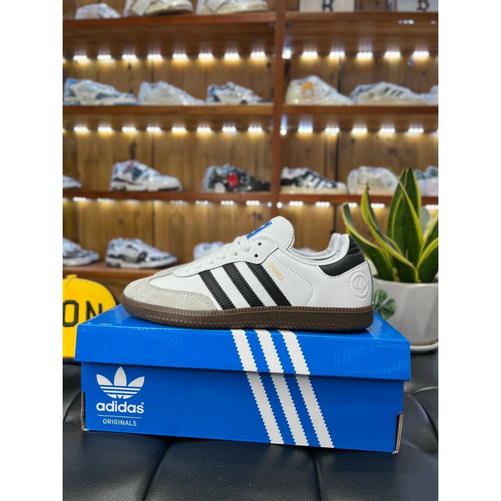 Giày Samba Classic White nam nữ, giày Samba bản cao cấp Trung full size