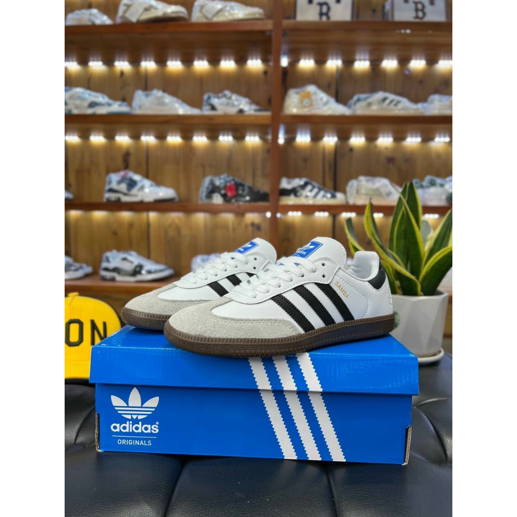 Giày Samba Classic White nam nữ, giày Samba bản cao cấp Trung full size