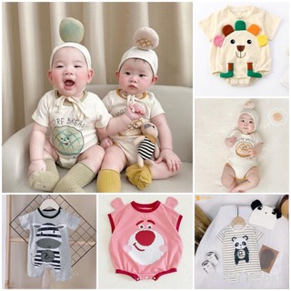 Body cộc cho Bé Trai Bé Gái MẪU MỚI quần áo Sơ Sinh vải Thun Lạnh mềm mịn, Bodysuit cho bé dễ thương từ 3-12kg
