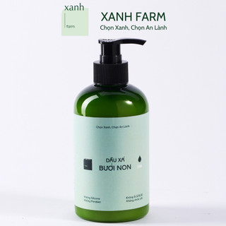 Xanh Farm - Dầu xả thảo mộc bưởi non - Hỗ trợ giảm rụng tóc, kích thích mọc tóc, Chăm Sóc Tóc hư tổn