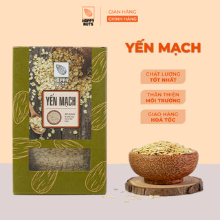 Yến mạch tươi ÚC HAPPY NUTS 250gr, 500gr (cán dẹt)
