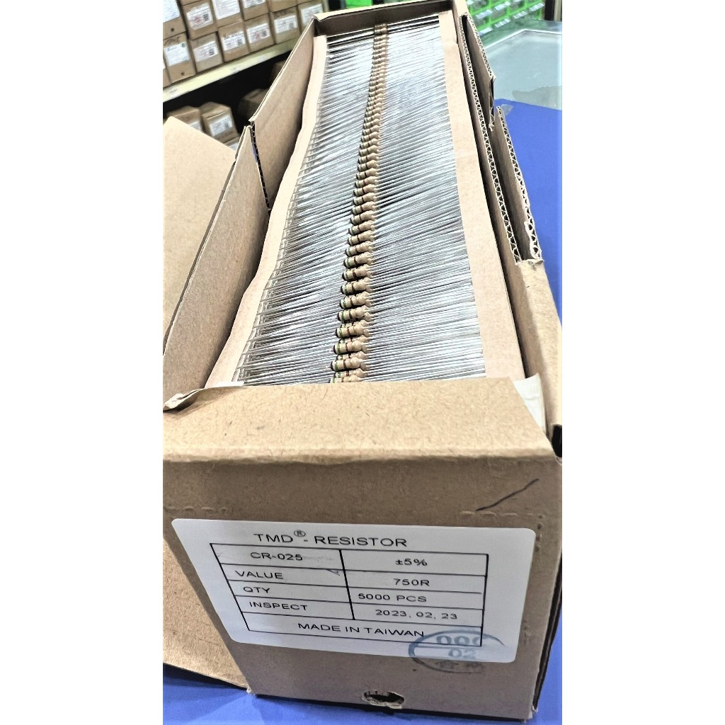 Điện trở công suất 1/4w 4 vòng màu tốt bịch 50 con