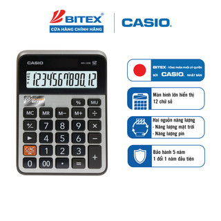 Máy Tính Casio MX-120B hiển thị 12 số