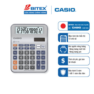 Máy tính Casio MC-12M chuyên dụng dành cho shop bán hàng