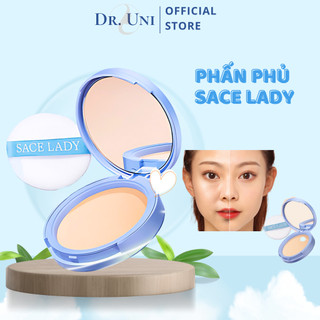 Phấn phủ kiềm dầu SACE LADY lâu trôi chống thấm nước có miếng mút tiện lợi - 8g - Sace Lady