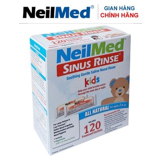 Gói Hỗn Hợp Muối Rửa Mũi Xoang Trẻ Em NeilMed Sinus Rinse Sachets Kids (Hộp 120 gói)