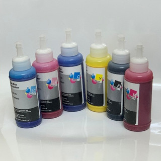 Mực dầu không phai Pigment uv loại 100ml/1 màu/ 1 chai dùng cho máy in Epson