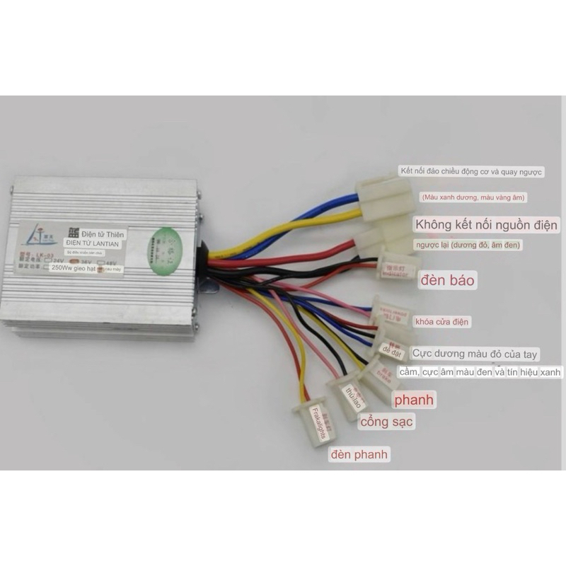 Ic điều tốc xe điện 24v 250W - 500w ( có chổi than ) sản phẩm chính hãng 1 đổi 1 nếu sản phẩm lỗi