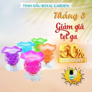 Đèn xông tinh dầu thủy tinh cao cấp bảo hành lâu nhất