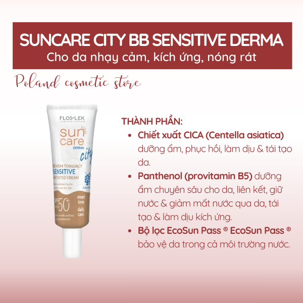 Kem chống nắng Floslek Suncare Derma SPF 50+ cho mọi loại da
